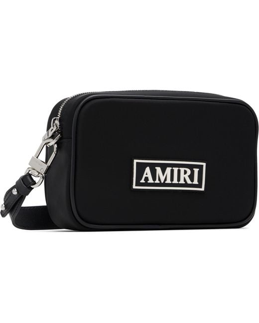 Amiri Black Camera Bag for men