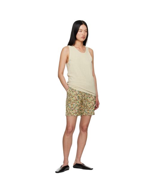 Nanushka Yellow Doxxi Shorts