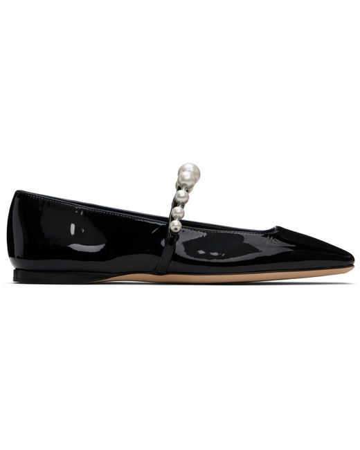 Jimmy Choo ブラック Ade フラットシューズ Black