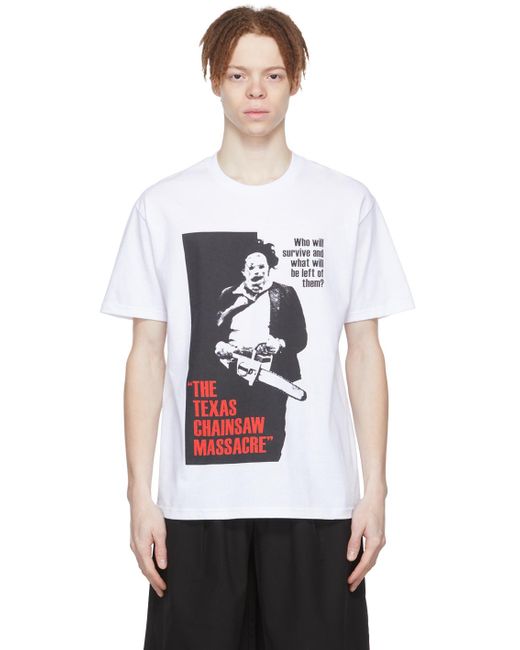 Wacko Maria Cotton 'the Texas Chainsaw Massacre' T-shirt in White for ...