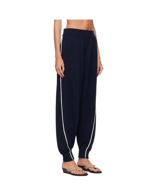 Cordera Blue Organic Cotton Sporty Lounge Pants