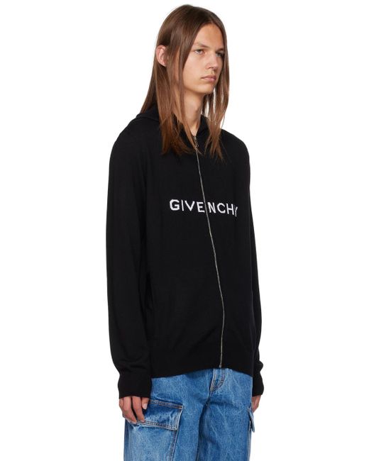 Givenchy Black Archetype Hoodie for men