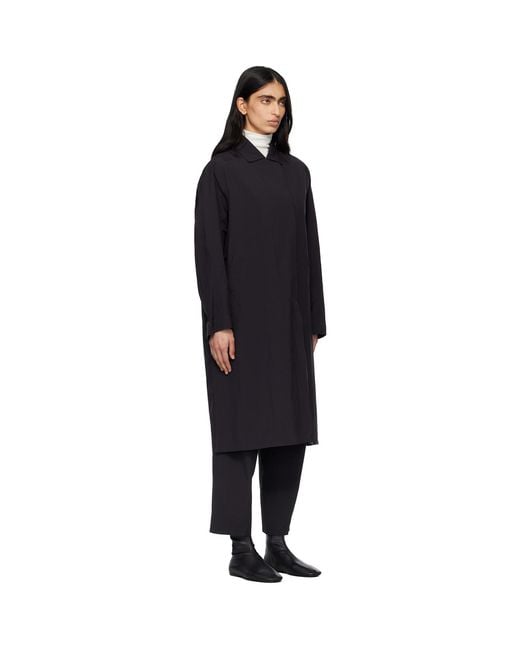 Veilance Black Nitra Sl Trench Coat