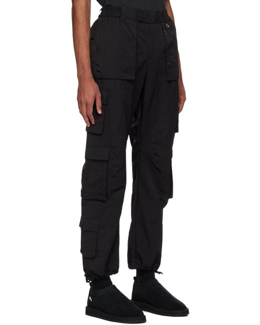 Pantalon cargo technique noir Represent pour homme en coloris Black