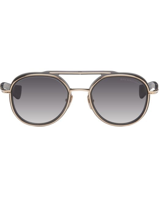 Dita Eyewear Black Spacecraft Sunglasses for men