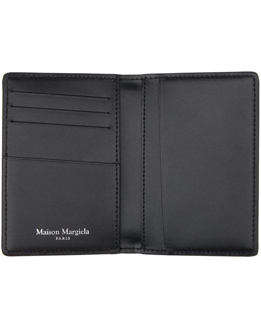Maison Margiela Black Four Stitches Card Holder