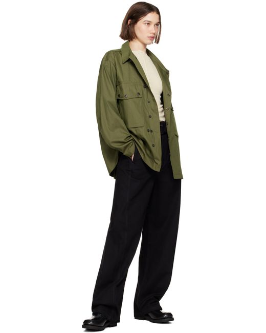 Needles Green Khaki Field Jacket