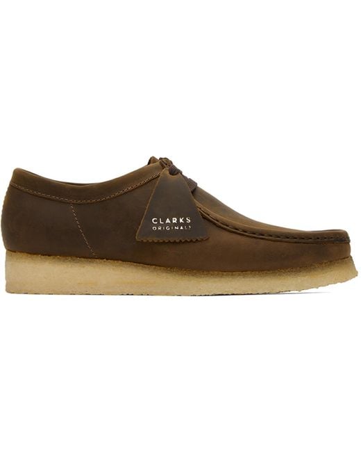 Clarks Black Brown Wallabee Derbys for men