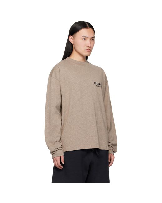 Fear Of God Natural Classic Fit Long Sleeve T-Shirt for men