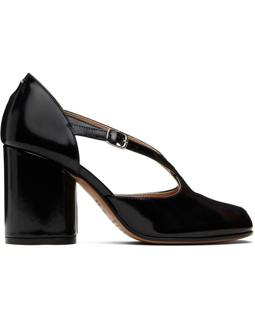 Maison Margiela Black Tabi Pump Heeled Sandals