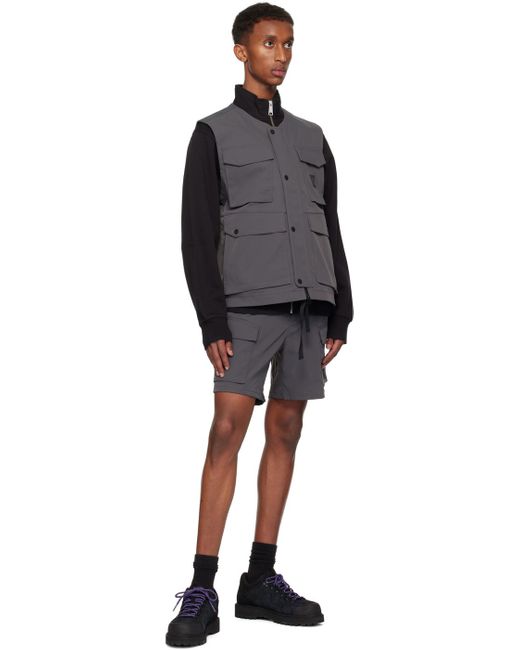 Carhartt Black Water-Repellent Twill Utility Vest for men