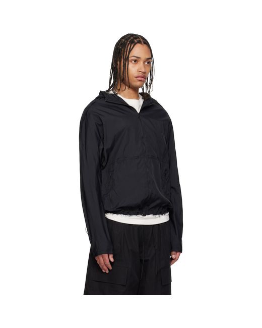 Y-3 Black Running Jacket for men