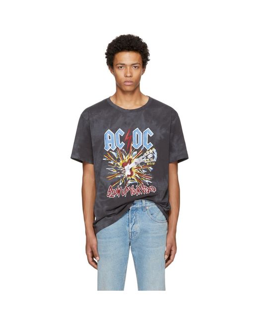 Gucci Cotton Black 'ac/dc' Logo T-shirt 
