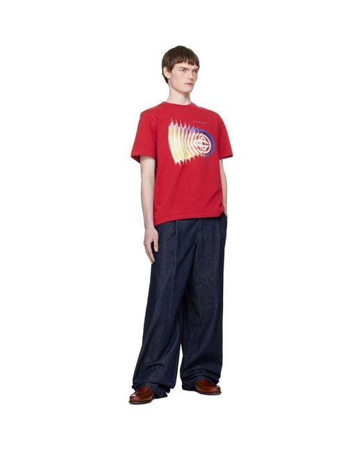 Casablanca Red Organic Cotton Classic T-S for men