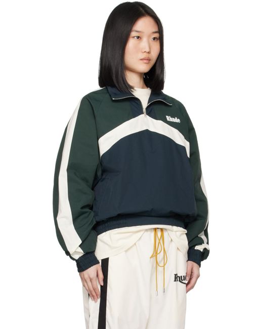 Rhude ネイビー Motorsport トラックジャケット Blue
