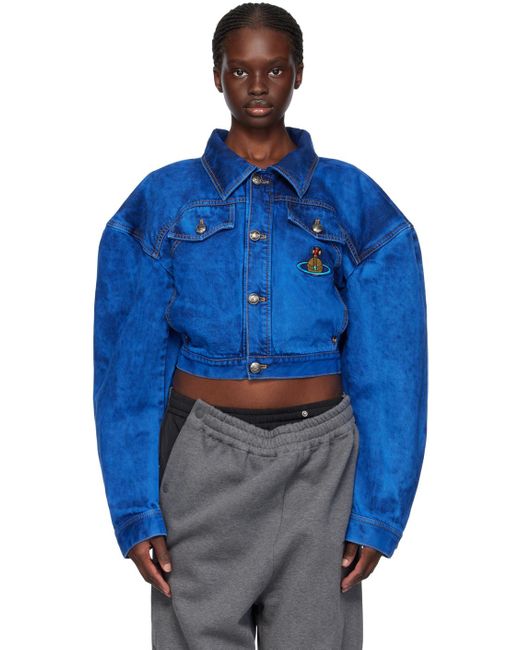 Vivienne Westwood Blue Boxer Denim Jacket