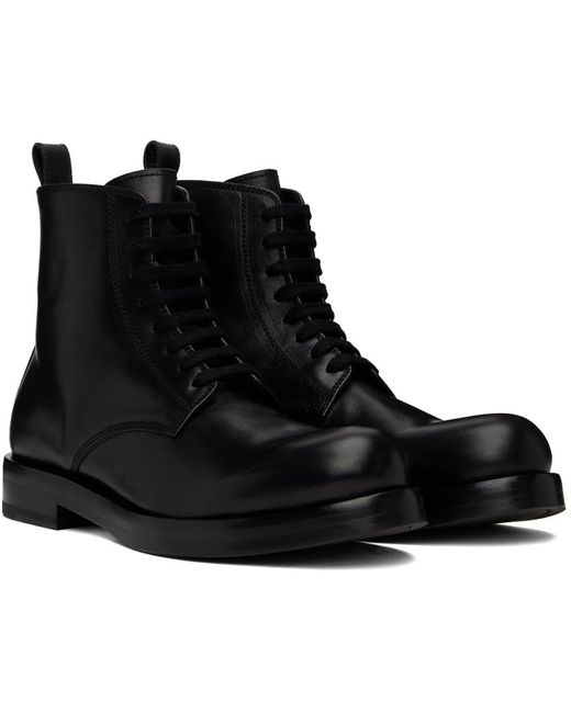 Officine Creative Black Bulla 002 Boots for men