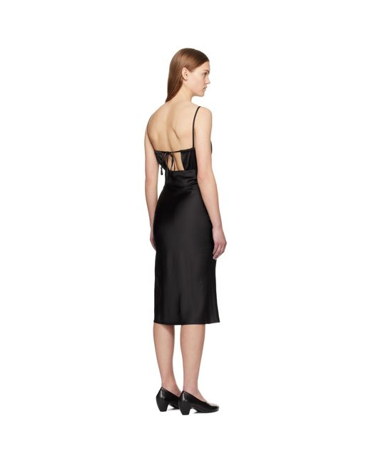 Kijun Black Emma Midi Dress