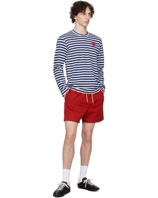 COMME DES GARÇONS PLAY Red Metalstone Heart T-Shirt for men
