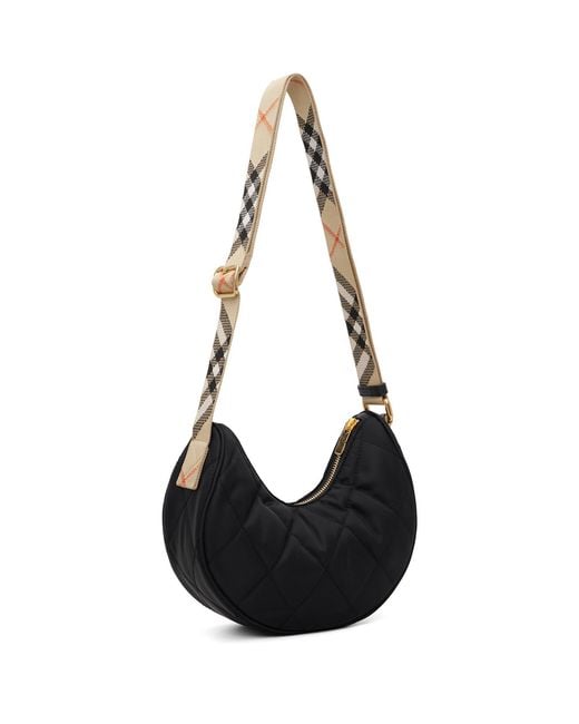 Burberry Black Horseshoe Crossbody Bag