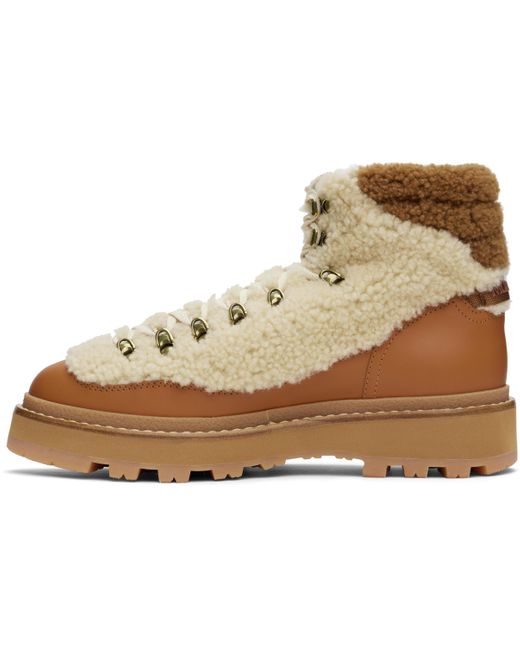 Moncler Black Tan Peka Trek Boots