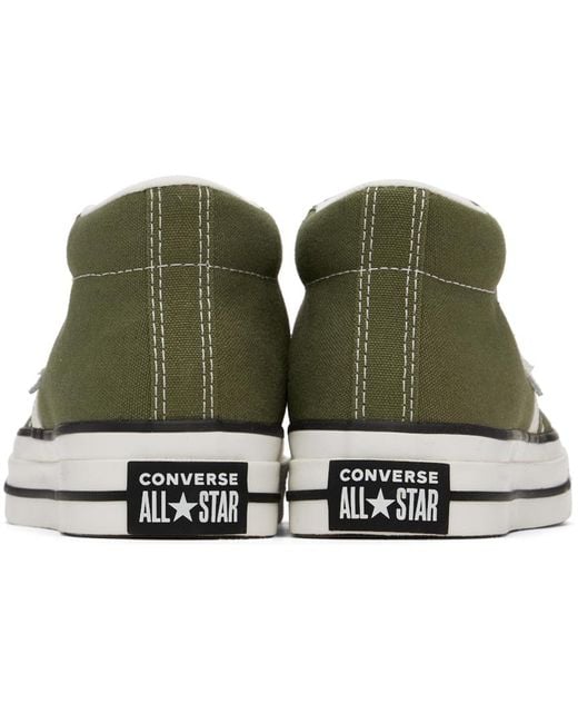 Converse Black Khaki Star Player 76 Sneakers