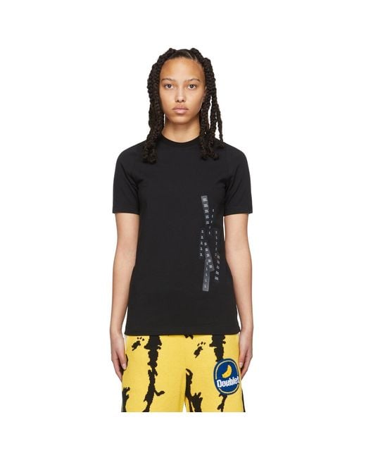 Doublet Black Stretching Onesize T-Shirt