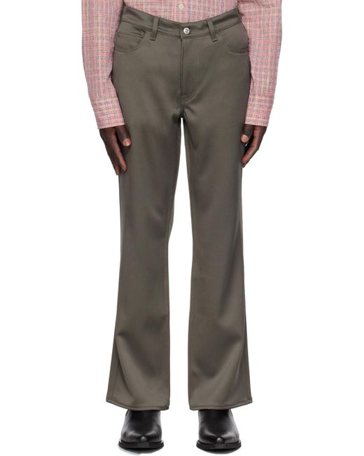 Our Legacy Multicolor Gray 70s Cut Trousers for men