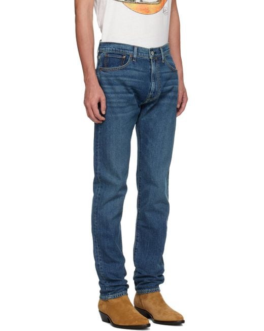 Re/done Blue 60s Slim Jeans for men