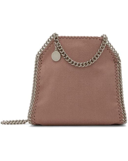 Stella McCartney Brown Pink Tiny Falabella Bag