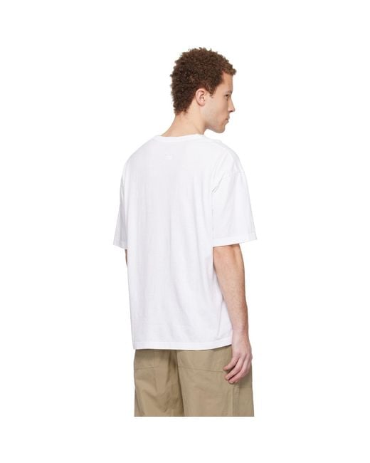 Visvim White Jumbo S/S T-Shirt for men