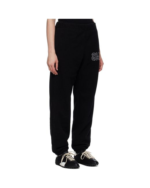 MM6 by Maison Margiela Black Fleece Sweatpants