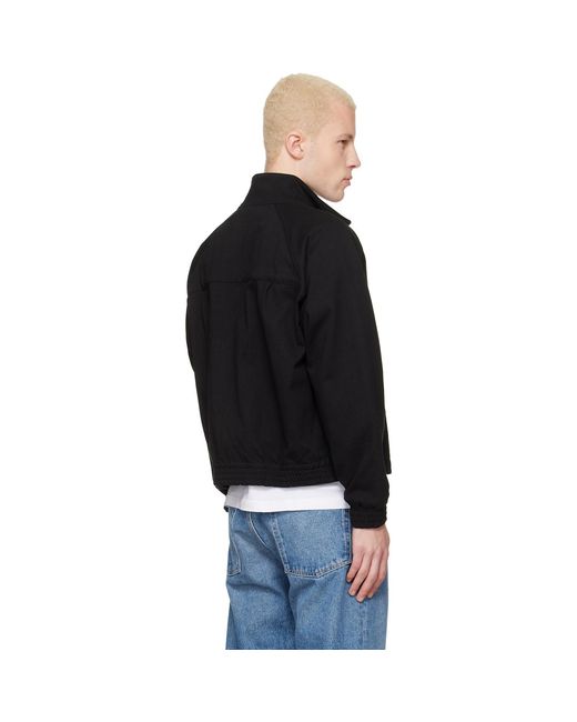 Lady White Co. Black Toolen Jacket for men