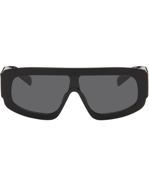 Prada Gray Shield Sunglasses