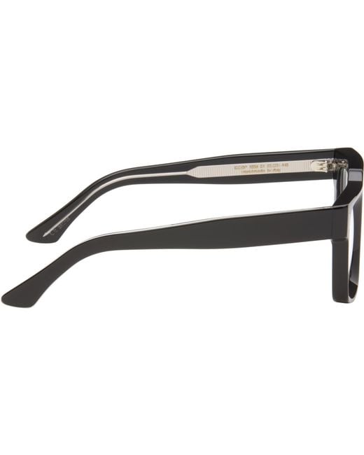 Cutler & Gross Black 1386 Square Optical Glasses for men