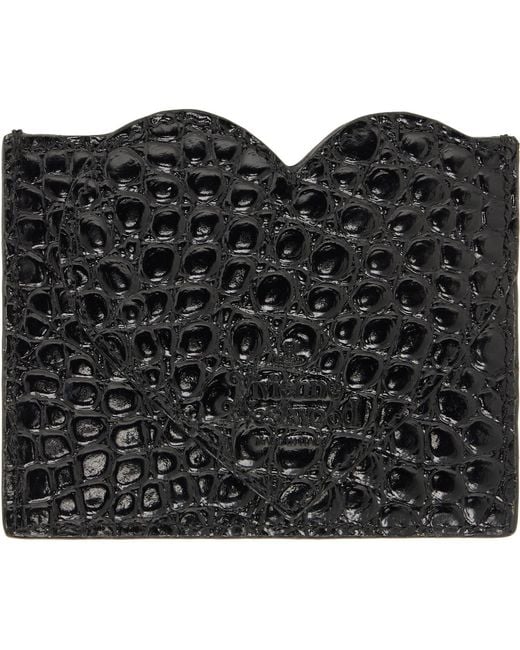 Vivienne Westwood Black Heart Card Holder