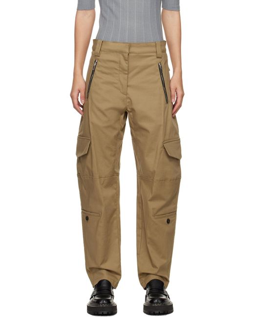 Proenza Schouler Natural Khaki Jackson Cargo Pants