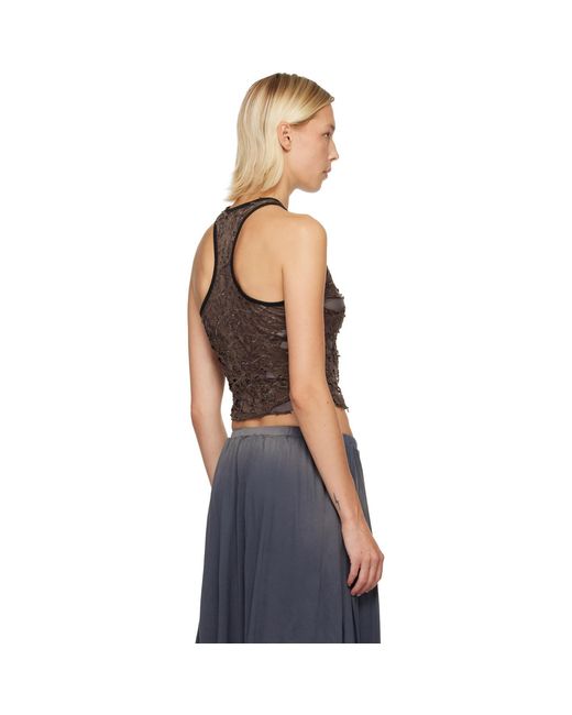 DIESEL Black T-Ilm Tank Top