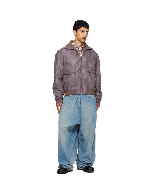 Maison Margiela Blue Wrap Jeans for men