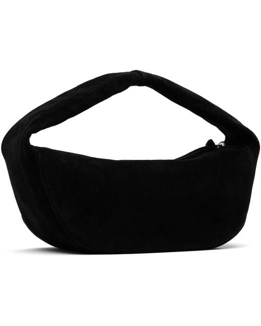 By Far Black Cush Bag