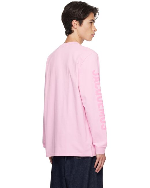 Jacquemus Pink Le Chouchou 'le T-shirt Ciceri' Long Sleeve T-shirt for men