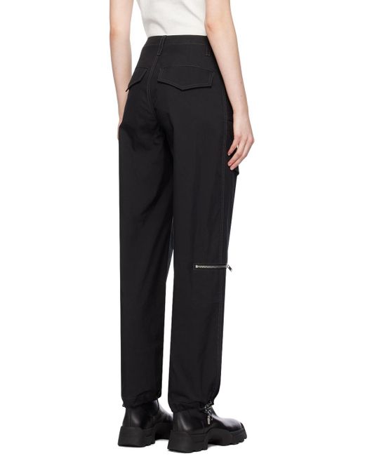 Pantalon de randonnée noir à poches Dion Lee en coloris Black
