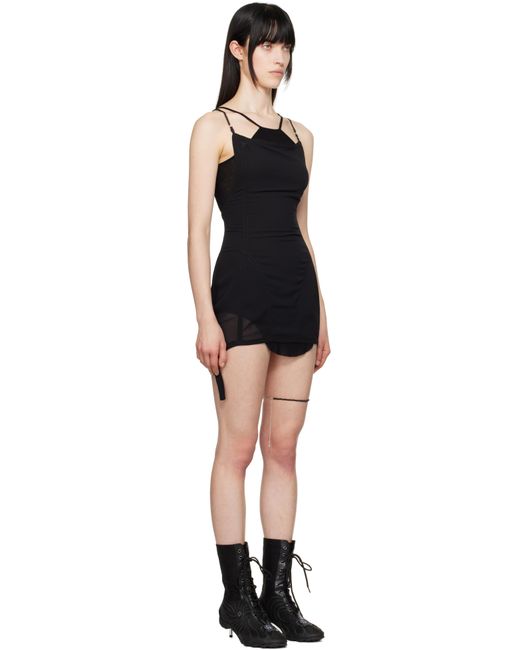 ワンピース HYEIN SEO / Black sheer mini dress D1K-F_c_24f570df-eed3-4df4-