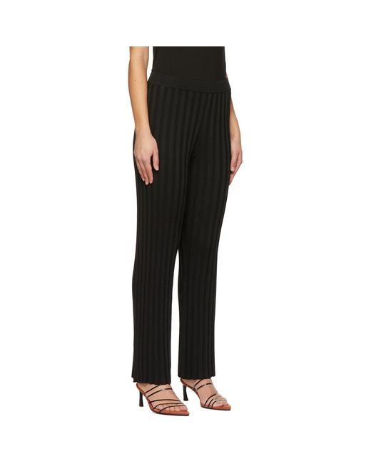 House of Dagmar Black Penelope Lounge Pants