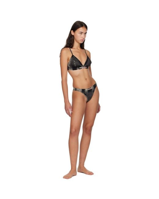 DIESEL Black Triangle Bra