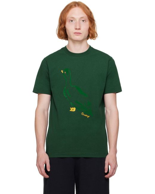 Burberry Green Duck T-Shirt for men