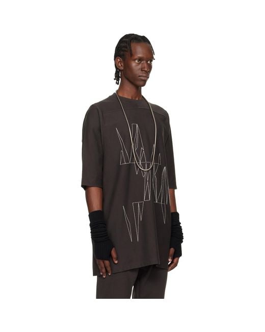 Rick Owens Black Moncler + Jumbo Ss T-Shirt for men