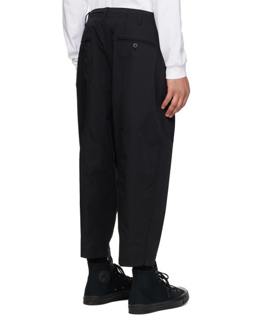 Comme des Garçons Black Paneled Trousers for men