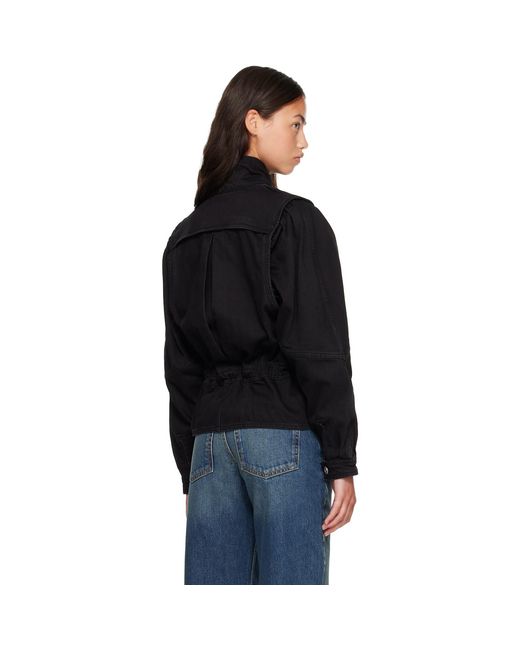 Isabel Marant Black Dolie Denim Jacket