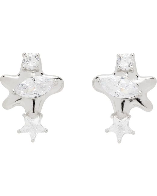 Collina Strada Black Constellation Stud Earrings